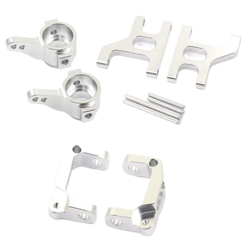 RC Steering Knuckles For Tamiya CC01 1/10 Metal Front Steering Cup C Hub Carrier Suspension Arm Set RC Crawler Car Upgrade Accessories Parts