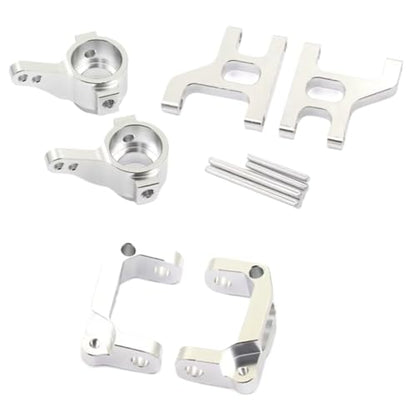 RC Steering Knuckles For Tamiya CC01 1/10 Metal Front Steering Cup C Hub Carrier Suspension Arm Set RC Crawler Car Upgrade Accessories Parts