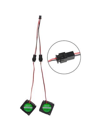5Pcs 3D Printer Mainboard Y Splitter 1 to 2 Extension Connector Wires Cooling Fan XH2.54 Terminal Connector Cables