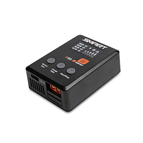 Spektrum Accessories Smart G2 Powerstage Bundle: 810mAh 2S 50C LiPo Battery (IC2), S100 Charger, 65W Power Block, Adapter, SPMXPSS210