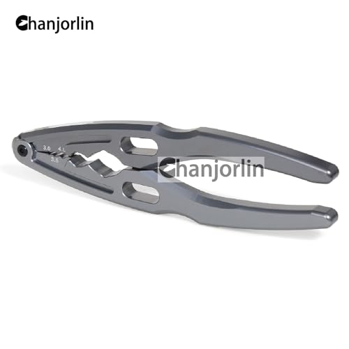 RC Multi-Function Shock Pliers Aluminum Alloy RC Clamps 3.0 3.5 4.0 Shock Pivot Balls Tie Rods Shafts Assembly Disassembly Tool For 1/8 1/10 Crawler On Off Road Buggy Truck Car (Titanium) - color: Titanium