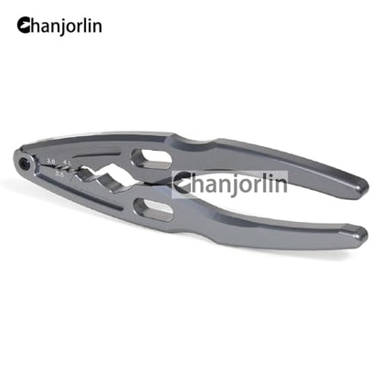 RC Multi-Function Shock Pliers Aluminum Alloy RC Clamps 3.0 3.5 4.0 Shock Pivot Balls Tie Rods Shafts Assembly Disassembly Tool For 1/8 1/10 Crawler On Off Road Buggy Truck Car (Titanium) - color: Titanium