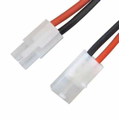 3 Pairs Compatible with Tamiya Plug Battery Connector Male and Female Adapter Cable with 20cm 14awg Silicone Wire