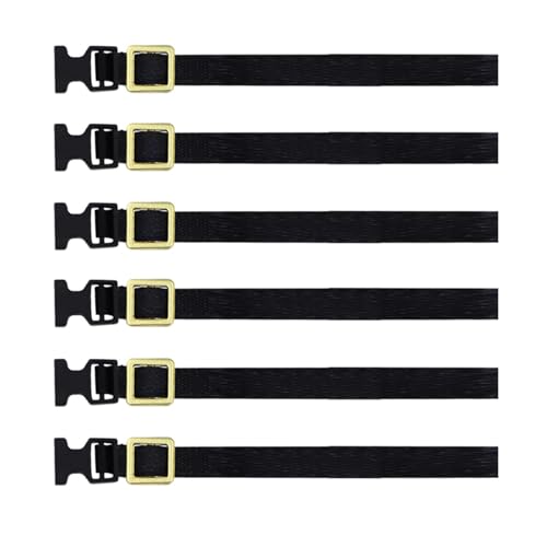 kowaku 6 Pieces Roof Rack Luggage Rope RC Crawler Accessories Roof Rack Strap RC Car Roof Rack Elastic Straps Flexible Adjustment Suitable for Remote, Black
