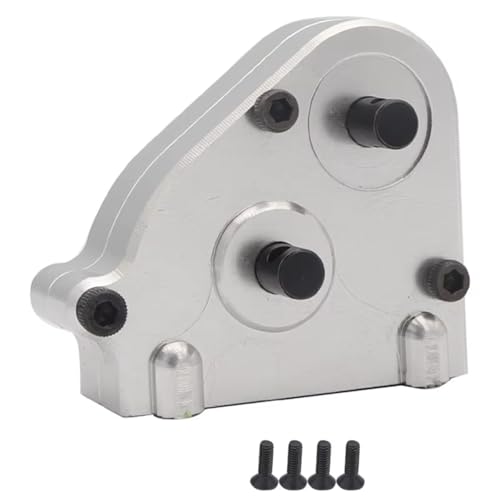 RC Repair Parts Compatible with MN128 MN86 MN86S MN86K for MN G500 1/12 RC Crawler Car Parts Accessories Metal Transmission Gearbox Transfer Case(Silver) - color: Silver