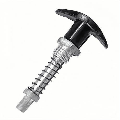 Handle Locking Spring Loaded Pull Pin /Pop Pin Shank,Steel Tire Carrier Pin Handle Knob Round Nut (1Pack, 2/5" Diameter) - color: 1Pack, size: 2/5" Diameter