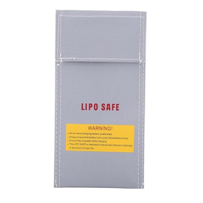 RC Battery Bag, Fireproof Explosion-Proof Safety Charger Pouch Protector 100x200mm for Drone RC Hobbyists and Outdoor Enthusiasts