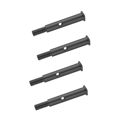 Enhance Black Steel Front Axles 3637 4PCS Compatible with 1/10 Slash 2WD Rustler VXL Stampede Upgrades Parts