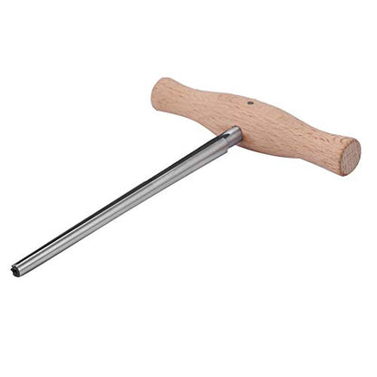 Violin Reamer, Precision Tool for Violin Peg Hole Reamer, 3/4 & 4/4 Sizes, 1:30 Taper, Steel Body with Wood Handle, for Violin Players, Music Teachers, and Instrument Repair Professionals, for Home Practice, Music Schools, and Professional Repairs