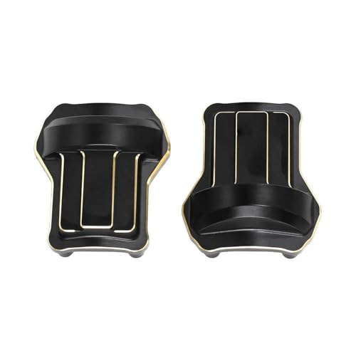 Steering Knuckle Models For FMS FCX10 1/10 Brass Differential Axle Cover Steering Outer Inner Portal Housing RC Crawler Car Upgrade Parts(Axle Cover) - size: Axle Cover