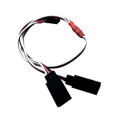 skrnrhrery Servo Y Adapter Cable, servo y Cable Male and Female Plug, 1 to 2 y servo Connector Cable for rc Plane and car servo y Connector 30 core Wire servo y Extension Cable(5Pcs50cm) - size: 50cm
