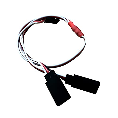 skrnrhrery Servo Y Adapter Cable, servo y Cable Male and Female Plug, 1 to 2 y servo Connector Cable for rc Plane and car servo y Connector 30 core Wire servo y Extension Cable(5Pcs30cm) - size: 30cm