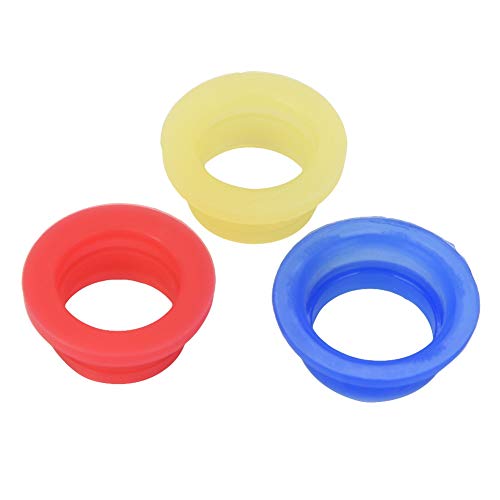 RC Engine Exhaust Gasket Set for 1/8 Scale Nitro Cars, High Temp Silicone Exhaust Gasket RC Seal, Replacement Model Car Exhaust Parts Coupler