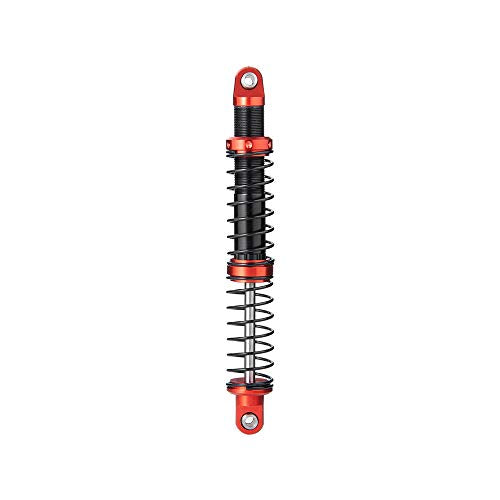 Que-T 4pcs Metal Shock Absorber Damper for 1/10 RC Crawler Car SCX10 D90 TRX4 TRX6 (105mm) - size: 105mm