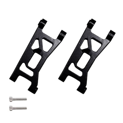 RC Aluminum Front Suspension Arms for Buggy Losi Micro-B/Micro-T Parts Upgrade (Black)