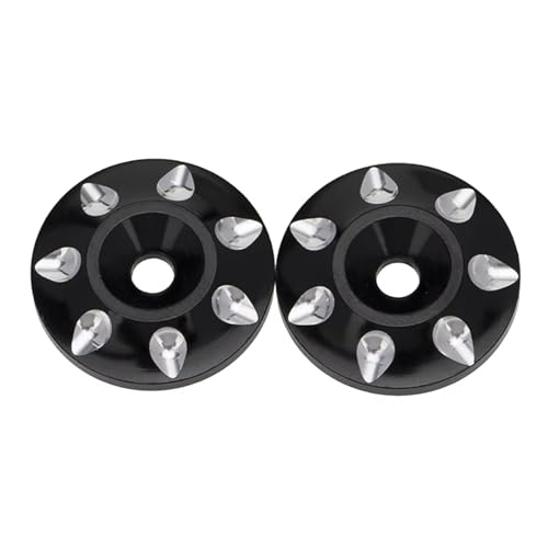 RC Accessory for Universal 2pcs RC Rear Wing Buttons Washer Tail Protection Spacer Tail Gaskets for 1/10 RC Car Upgrade Parts(Black) - color: Black