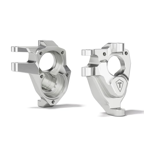 TREAL Aluminum 7075 Front Inner Portal Covers Steering Knuckles for Vanquish VRD/VS4-10(Silver) - color: Silver