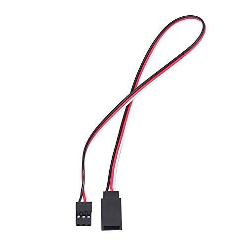 HUIOP Silicone Jacket Servo Extension Cables, 5Pcs Set for JR/FUTABA RC Accessory, Male to Female Connectors