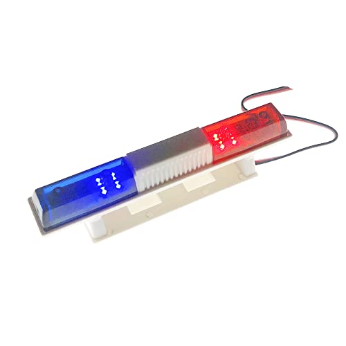 ShareGoo RC Car LED Roof Light Bar Decorative Light Compatible with Traxxas HSP HPI Tamiya 4WD Axial Arrma 1/10 1/8 Scale RC Rally Cars Truck