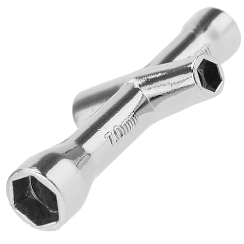 17mm Wheel Hex Wrench & 4/5/5.5/7mm Small Sleeve Hex Socket Wheel Spanner Tool for 1/8 1/10 RC Car Truck Crawler Truggy Buggy Tires Tyre