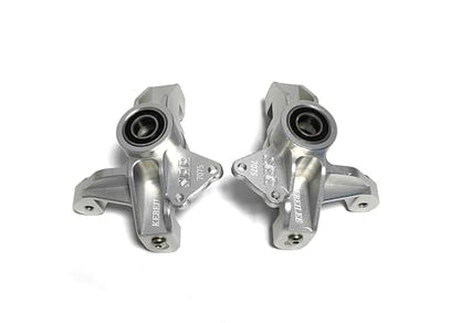 CNC Alu7075 Front Spindle Knuckle for LOSI Super Rock Rey 1/6 8S (Silver) - color: Silver