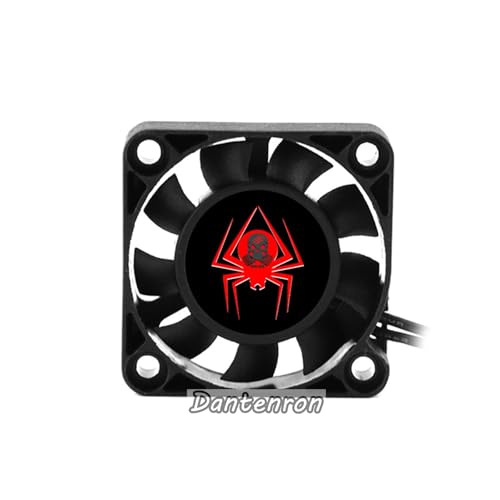RC Motor Cooling Fan 25mm 30mm 35mm 40mm 45mm 50mm High Speed Heatsink 28000RPM ESC Fans 6V-8.5V for 1/10 1/8 1/12 Truck Off Road Crawler Car 540 550 Brushless OR Brushed Motors (40mm) - size: 40mm
