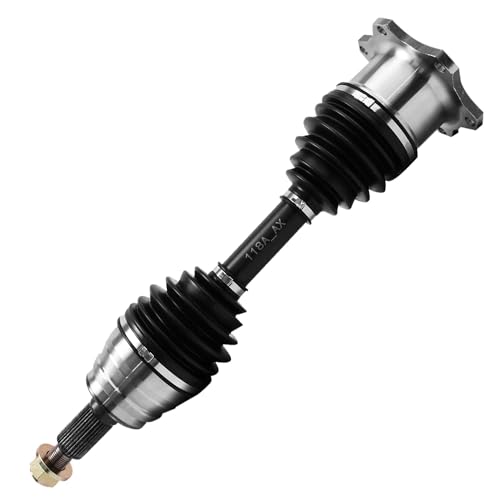 Detroit Axle - 4WD 2 Front CV Axles for 01-10 Chevy Silverado 2500HD 3500HD | 2001-2006 Silverado 3500 1500HD 1999-2004 Silverado 2500 GMC Sierra Yukon Tahoe K1500 K2500 Suburban K3500 - size: 2X1900511-NEW-V1/Pair