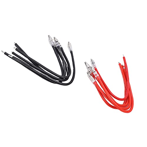 10pcs RC Motor Cable,4mm Banana Plugs Connector Extension Cable Wire 16AWG Silicone Wire for Scx10, for Gen8 RC Motor Model Car Accessories