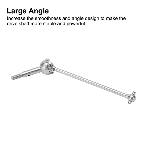 Joint Front Rear Set , RC Metal CVD Drive Shaft , Stainless Steel Front Axle Drive Shaft Replacement for WLtoys 144001 144002 124018 124019 124017 124016 RC Crawler Car , RC Drive Shaft RC Car Drive