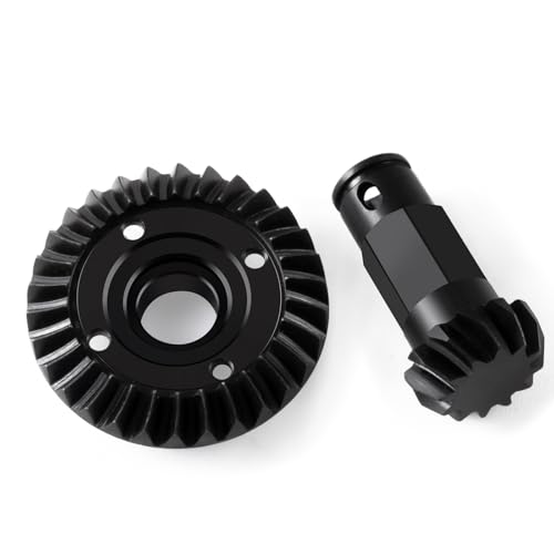 Steel Front and Rear Differential Gear Set for ARRMA 1/18 Granite GROM/Typhon GROM 1/14 Mini Mojave GROM 1/12 Losi NASCAR AWD RC Car Upgrade