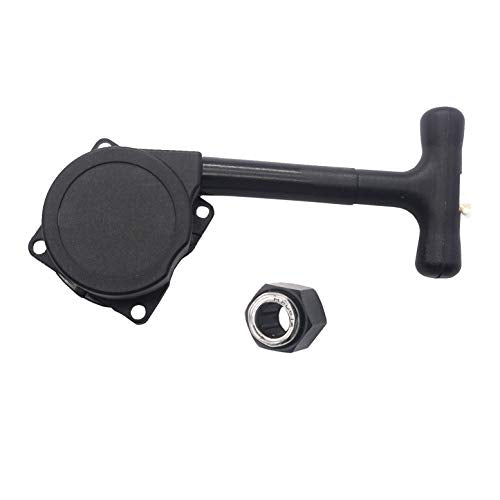 RC R020 Engine Pull Starter & 12mm One Way Bearing R025 Hex Nut Compatible with HSP Redcat Himoto Traxxas 1/10 RC Nitro Car Vertex VX 16 18 SH 21 Engine