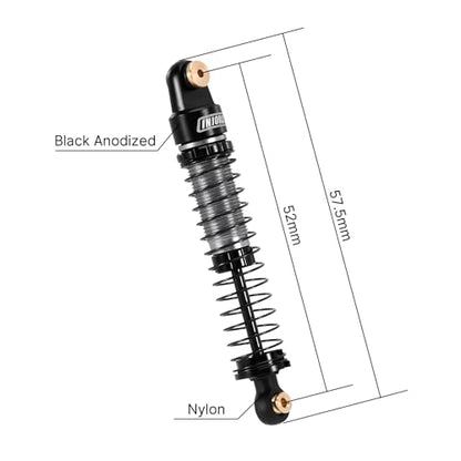 INJORA 52mm Big Bore Oil Shock for Axial AX24 Upgrade