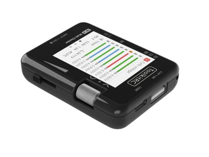 ToolkitRC MC8 Mini Size Cell Checker 32 Bit Battery Multi-Checker PWM Output PPM SBUS Readout for lipos ESC Servo Tester Tool Multi Tool with USB-C Fast Charging