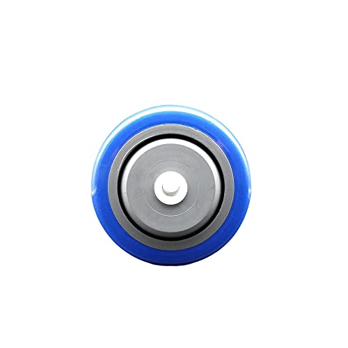 Service Caster Brand Replacement Wheel for Grainger Wheel 1KA89-3.5 Inch Blue Polyurethane Wheel Only with Precision Ball Bearing - 3/8" Bore - Fits Shopping Carts and Platform Trucks - color: 3.5" Wheel - Blue, size: 1KA89