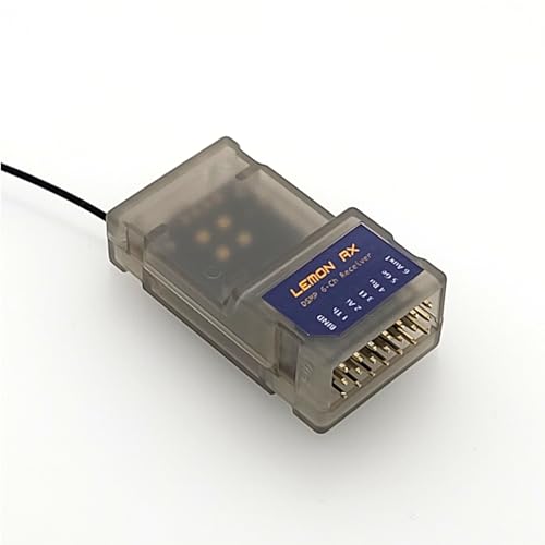 Compatible Spektrum Full-Range DSMP 6-CH Receiver， DSMX DSM2 Compatible 6-CH RC Receiver(1PCS