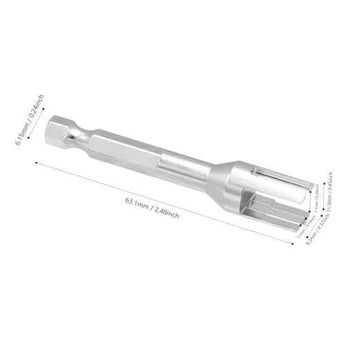 4PCS Wrench 3.0/3.2/3.5/3.7/4.0/5.0/5.5/6.0mm Turnbuckle Nut Ball Joint Remover with Hex Bit Linkages Link Rod Ends Installing Tools for RC Car Boat Model Repair Tool Kit - color: Red, W/ Hex Bit