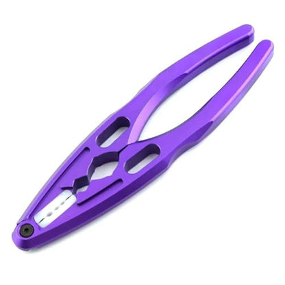 RC Crawlers Components For Traxxas For Axial XV01 1/8 1/10 94111 1pc 6 IN 1 Metal Shock Absorber Pliers Rod Ball Clamp Multi-function Tool RC Crawler Car Parts(Purple) - color: Purple