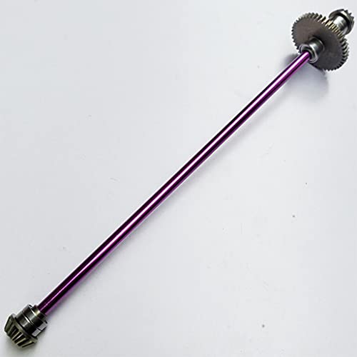 harayaa Central Drive Shaft Metal Upgrades Parts Differential Mechanism Central Axis Transmission Shaft Assembly Easy Installation for RC Car Replacement, 1:12 Shaft - color: 1:12 Shaft