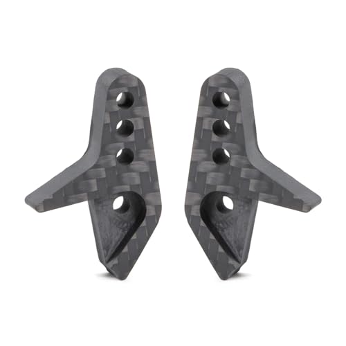 Single/Dual Carbon Rear Upper Link Riser for RC Crawler Axial 1/10 Capra F9 Portal Axle Anti Squat Upgrade Parts (Dual Riser) - color: Dual Riser