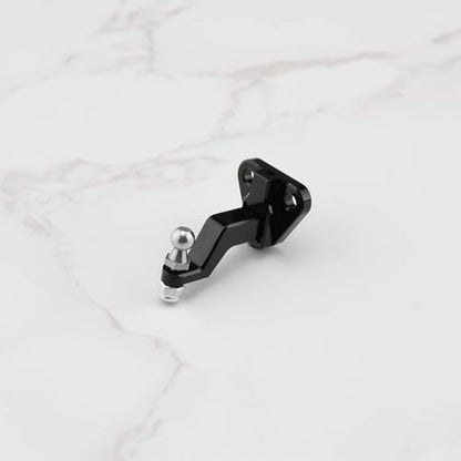 1 Set Aluminum Towing Trailer Hitch Shackle Hook Compatible with TRX4M TRX4-M 1/18 Defender RC Trailer Drop Hitch Crawler for RC Car Upgrade