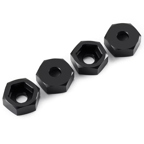 Rc Accessories for Mini-B 2WD 1/16 for Buggy 4Pcs 8mm to 12mm Aluminum Alloy Hex Wheel Hub Adapters Conversion RC Model Truck Upgrade Parts