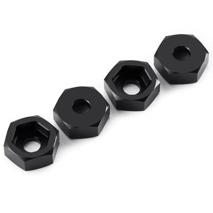 Rc Accessories for Mini-B 2WD 1/16 for Buggy 4Pcs 8mm to 12mm Aluminum Alloy Hex Wheel Hub Adapters Conversion RC Model Truck Upgrade Parts