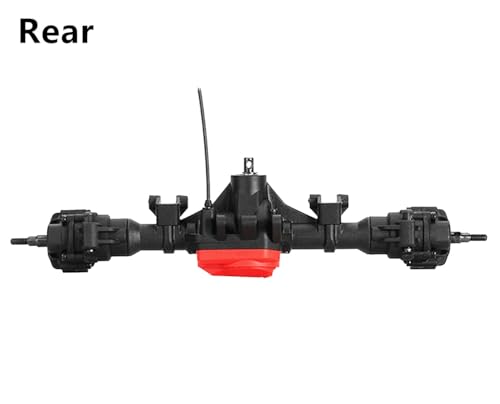 TRX-4 Portal Axle Set Upgrade, Complete Nylon Front Rear Axles with Differential Lock for 1/10 RC Car Crawler TRX-4 Defender Bronco TRX4 Chassis DIY