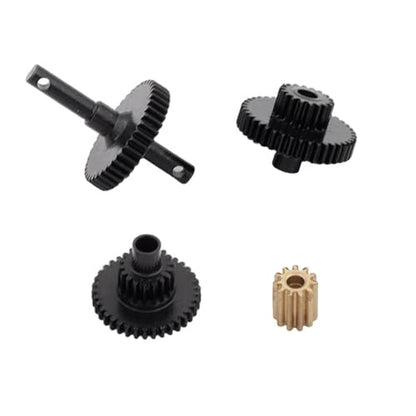RC Car Parts for Traxxas for TRX-4M for Bronco for Defender 9791X 9791 1/18 Metal Transmission Gear Box Gearbox Housing RC Crawler Car Upgrade Parts Accessories(Set Gears) - size: Set gears