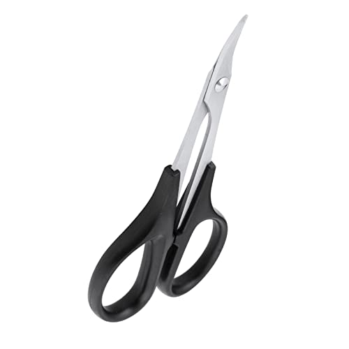RC Body Reamer 0-14mm Hole Puncher w/Sleeve and Curved Scissors & Straight Scissors Set RC Car Body Mounting for RC Car Truck Bodyshell Repair Tools (Black) - color: Black