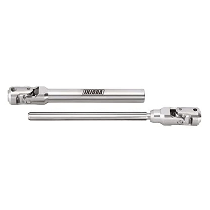 INJORA Stainless Steel Heavy-Duty Drive shafts for 1/10 RC (129mm-179mm) - size: 129mm-179mm