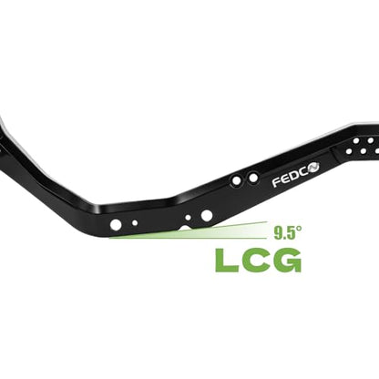 SCX30 LCG Chassis Frame Kit for Axial SCX30 Bronco/Wrangler Upgrades | CNC Adjustable Suspension SCX30 Frame For 1/30 RC Crawler