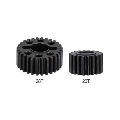 RC Models Parts For Vanquish For VS4-10 For Phoenix For F10 Portal Axle 1/10 RC Crawler Steel 28/20T Portal Gear Set Remote Control Car Repair Parts