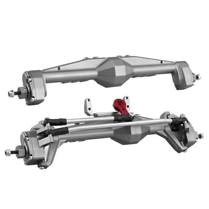 Rc Components for Axial for Capra 1.9 for UTB AXI03004 for Buggy F9 for Wraith 90018 RR10 1/10 All Metal Front Rear Portal Axle Upgrade RC Crawler Car Part - size: Set 4