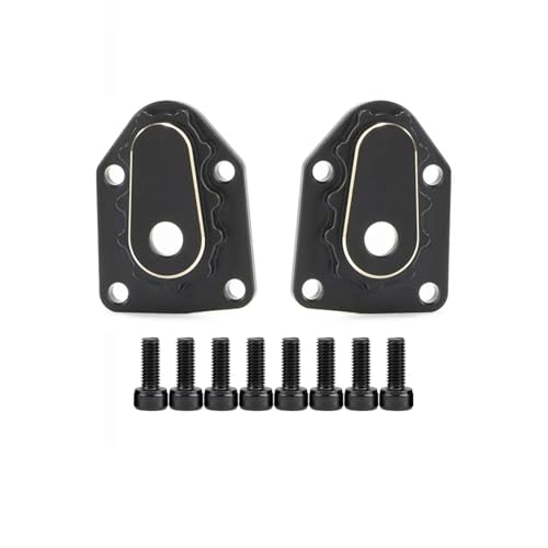 Steering Knuckle Models For Capra 1/18 UTB18 Brass Steering Caster Blocks Portal Cover Plates Axle Housing Weights RC Crawler Parts(Portal Box Cover) - size: Portal Box Cover